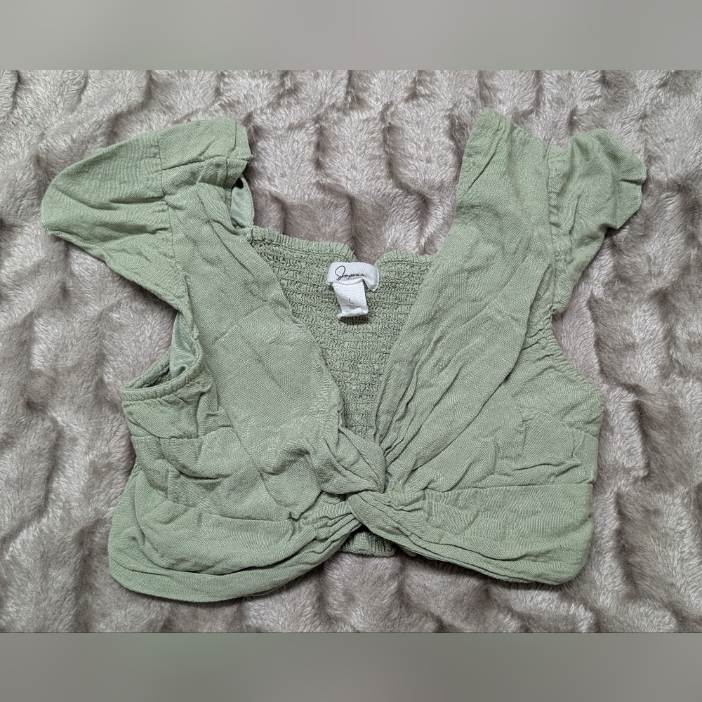 Japna Twist Front Crop Top Size L